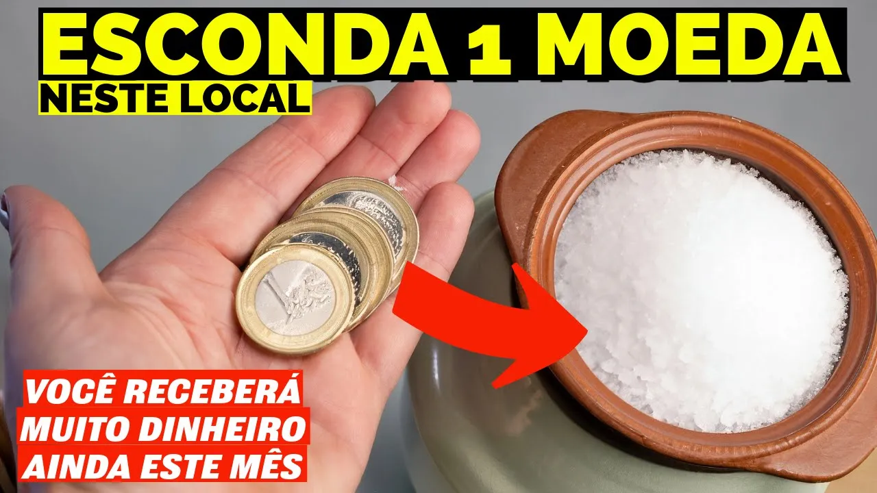 ESCONDA UMA MOEDA NESTE LOCAL E MUITO DINHEIRO VAI CHEGAR
