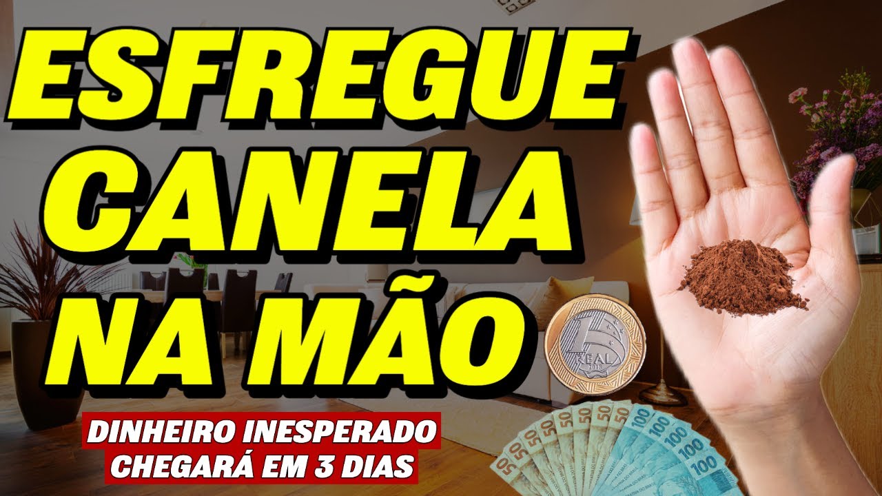 UMA MOEDA E UMA COLHER DE CANELA ME FIZERAM ATRAIR DINHEIRO EM 3 DIAS